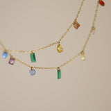 7 COLOUR GEM BRACELET