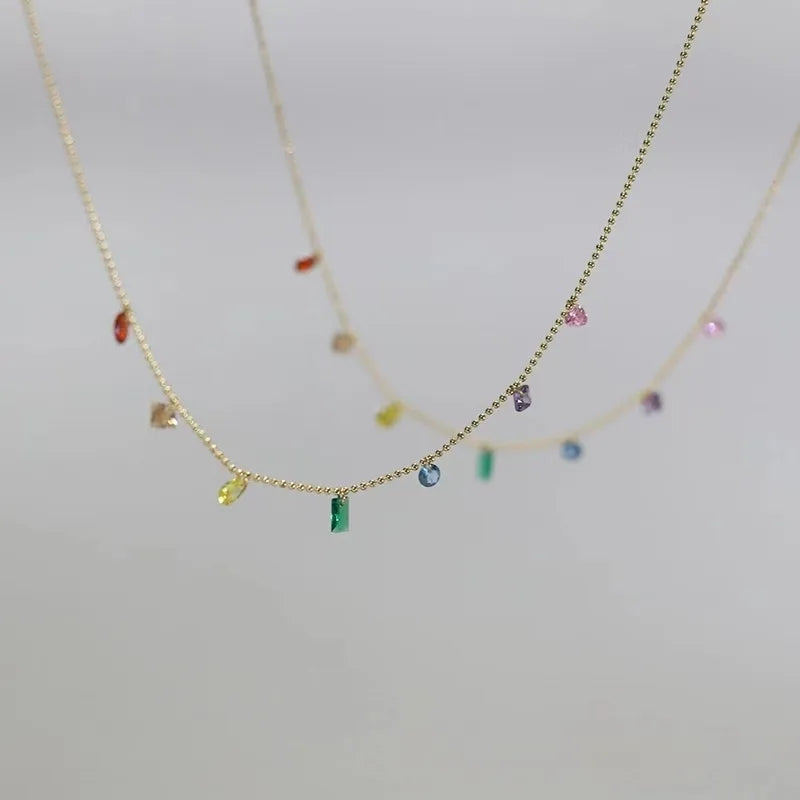 7 COLOUR GEM BRACELET