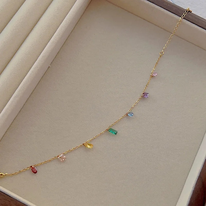 7 COLOUR GEM BRACELET