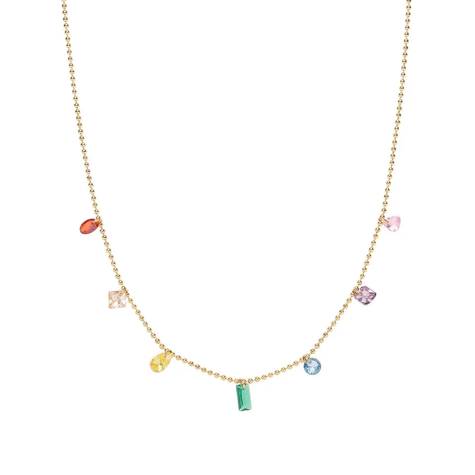 7 COLOUR GEM BRACELET