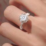 MONSAN FLOWER DIAMOND RING