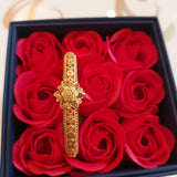 Gold Leaf Bangle